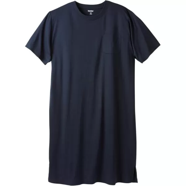 KingSize Mens Big ampamp Tall Lightweight TShirt NightshirtNavy