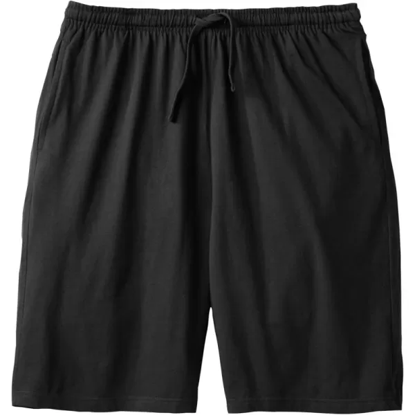 imageKingSize Mens Big ampamp Tall Cotton Jersey Pajama ShortsBlack