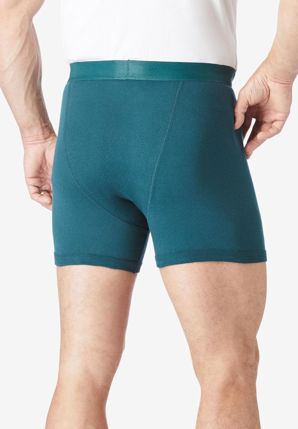 imageKingSize Mens Big ampamp Tall Cotton Boxer Briefs 3PackAssorted Colors