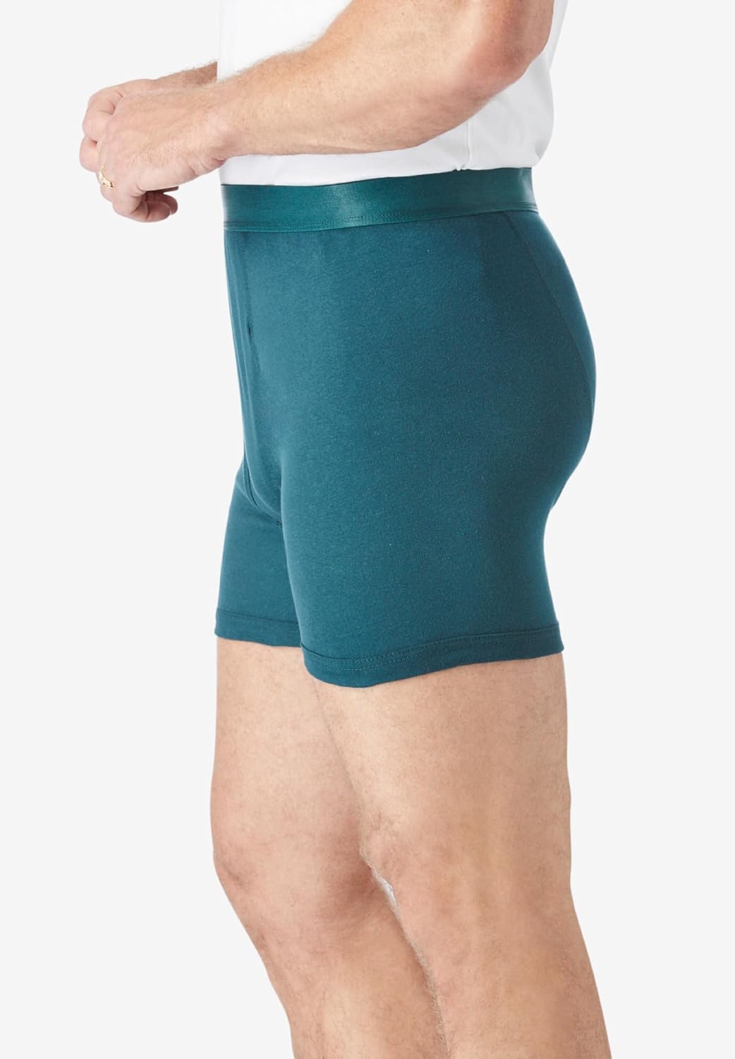imageKingSize Mens Big ampamp Tall Cotton Boxer Briefs 5PackAssorted Colors