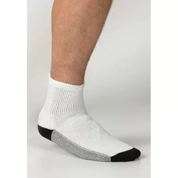 imageKingSize Mens 14 Length Cushioned Crew Socks 3PackBlack