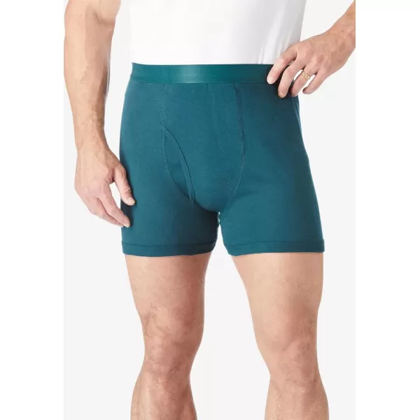 imageKingSize Mens Big ampamp Tall Cotton Boxer Briefs 5PackAssorted Colors