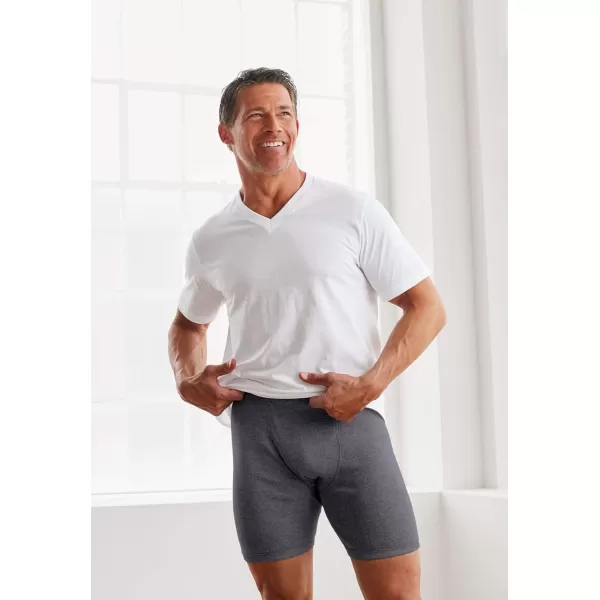 imageKingSize Mens Big ampamp Tall Cotton Cycle Briefs 3PackAssorted Neutral Colors