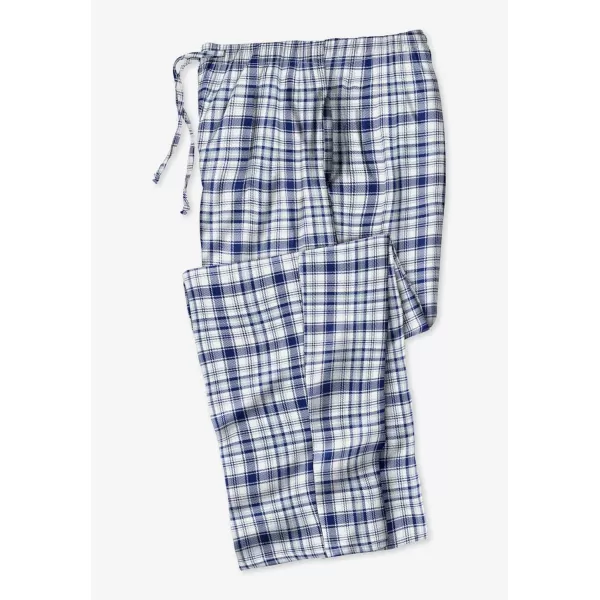imageKingSize Mens Big ampamp Tall Flannel Plaid Pajama PantsOxblood Plaid