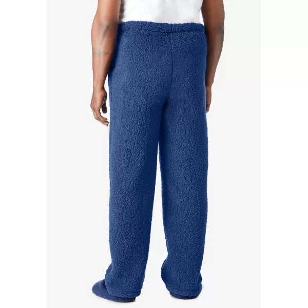 imageKingSize Mens Big ampamp Tall Sherpa Pj PantsMidnight Navy