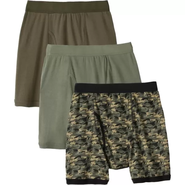 imageKingSize Mens Big ampamp Tall Cotton Cycle Briefs 3PackHunter Camo Pack