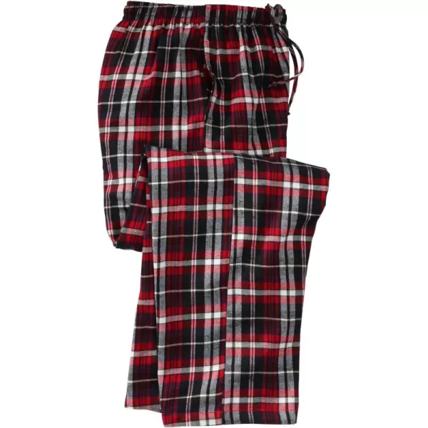 imageKingSize Mens Big ampamp Tall Flannel Plaid Pajama PantsFestive Plaid