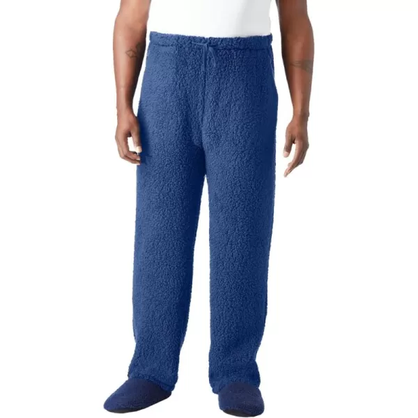 imageKingSize Mens Big ampamp Tall Sherpa Pj PantsMidnight Navy