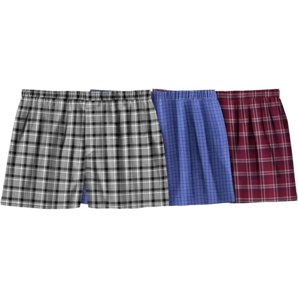 imageKingSize Mens Big ampamp Tall Woven Boxers 3PackAssorted Colors