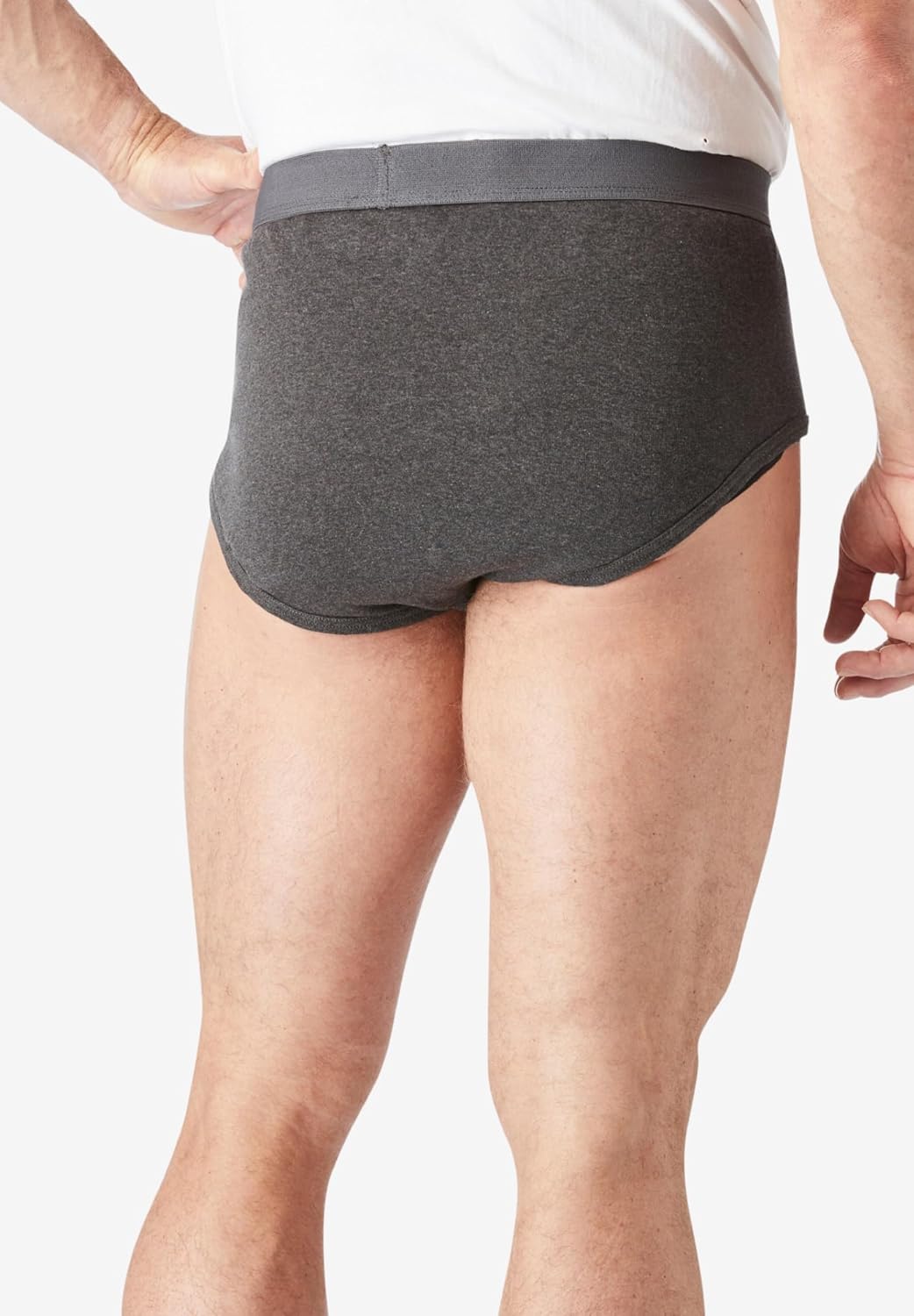 imageKingSize Mens Big ampamp Tall Classic Cotton Briefs 3PackAssorted Neutral Colors