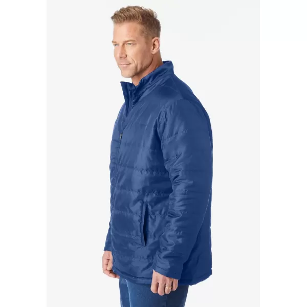 imageKingSize Mens Big ampamp Tall Packable Puffer JacketMidnight Navy