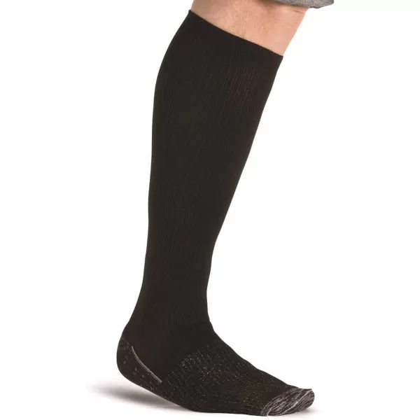 imageKingSize Mens OverTheCalf Compression Silver SocksBlack