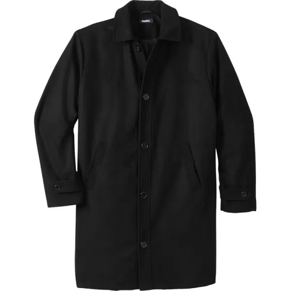 imageKingSize Mens Big ampamp Tall Tall Wool Dress CoatBlack