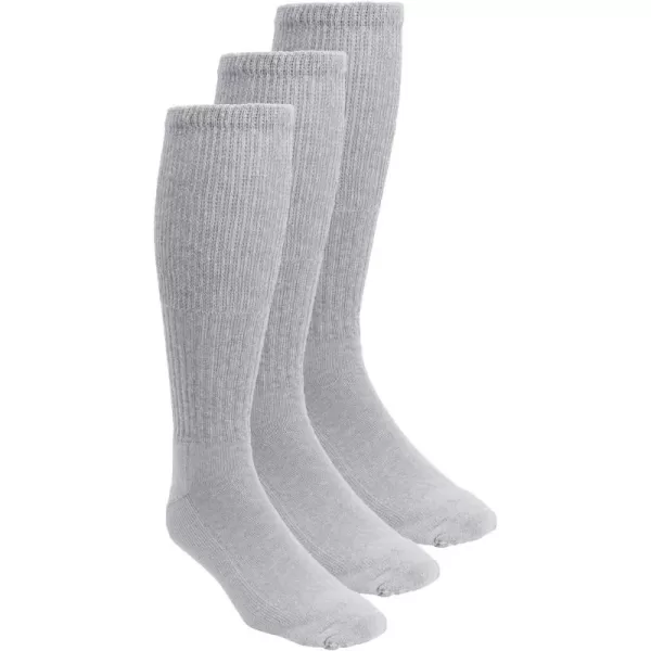 imageKingSize Mens Diabetic OverTheCalf Extra Wide Socks 3PackGrey