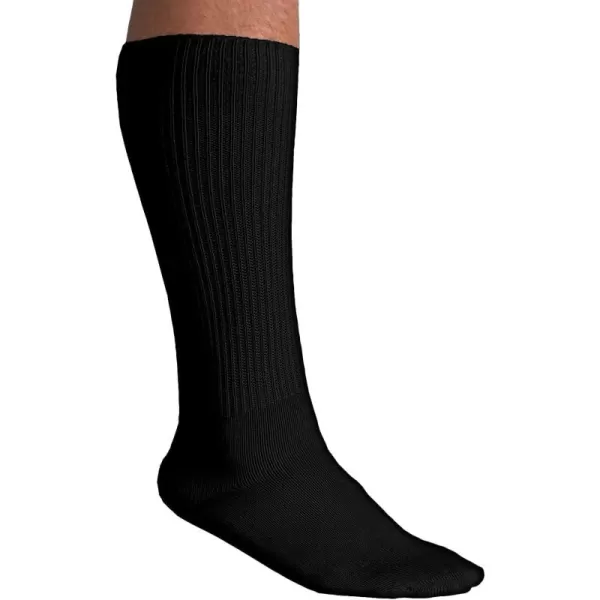 imageKingSize Mens Diabetic OverTheCalf SocksBlack