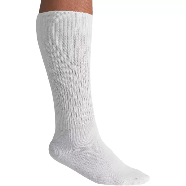 imageKingSize Mens Diabetic OverTheCalf SocksWhite