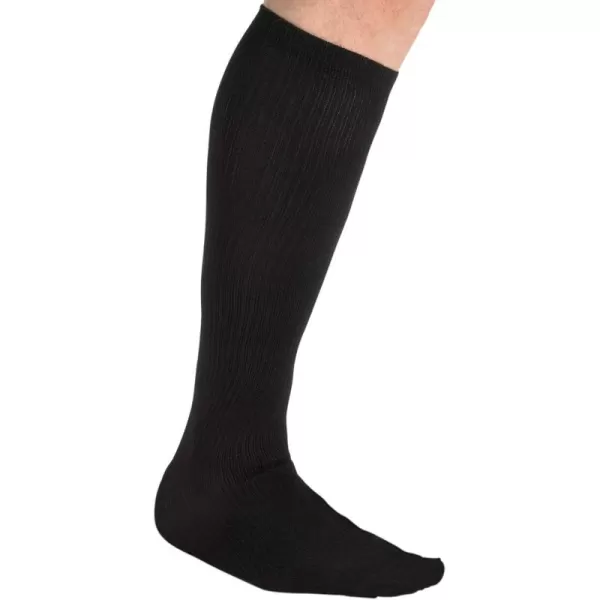 imageKingSize Mens OverTheCalf Compression Silver SocksBlack