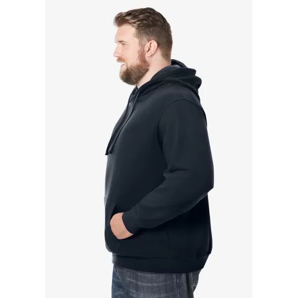 imageKingSize Mens Big ampamp Tall Fleece Pullover HoodieBlack