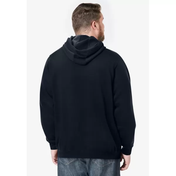 imageKingSize Mens Big ampamp Tall Fleece Pullover HoodieBlack