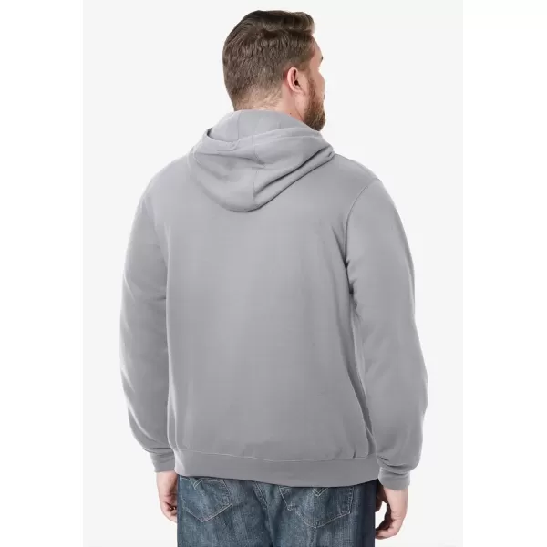 imageKingSize Mens Big ampamp Tall Fleece Pullover HoodieGrey