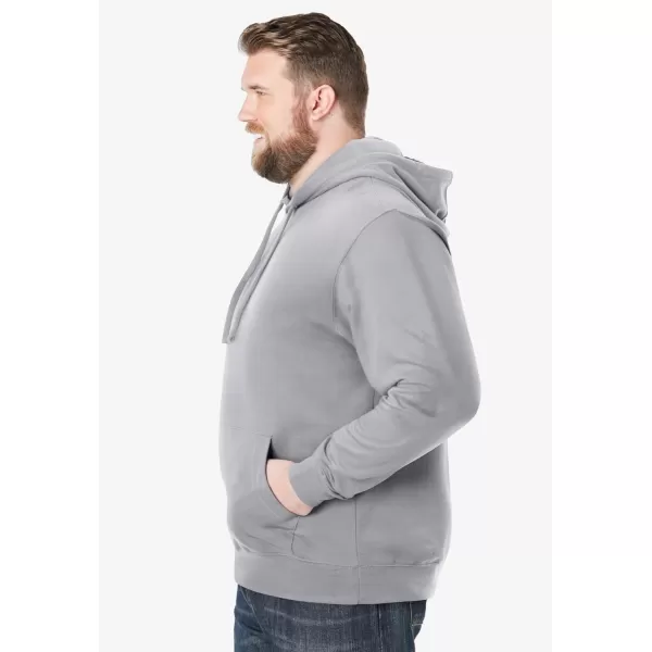 imageKingSize Mens Big ampamp Tall Fleece Pullover HoodieGrey