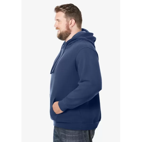 imageKingSize Mens Big ampamp Tall Fleece Pullover HoodieNavy