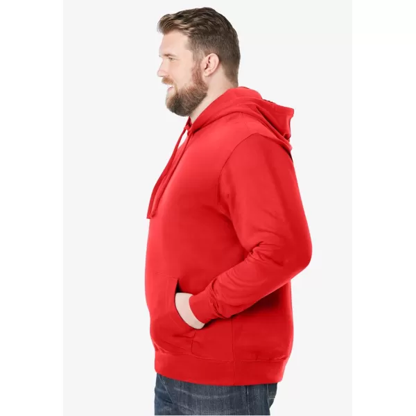 imageKingSize Mens Big ampamp Tall Fleece Pullover HoodieRed Apple