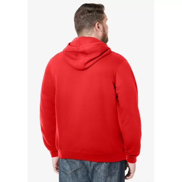 imageKingSize Mens Big ampamp Tall Fleece Pullover HoodieRed Apple