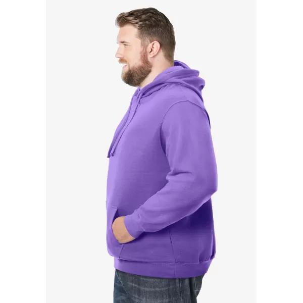 imageKingSize Mens Big ampamp Tall Fleece Pullover HoodieVintage Purple