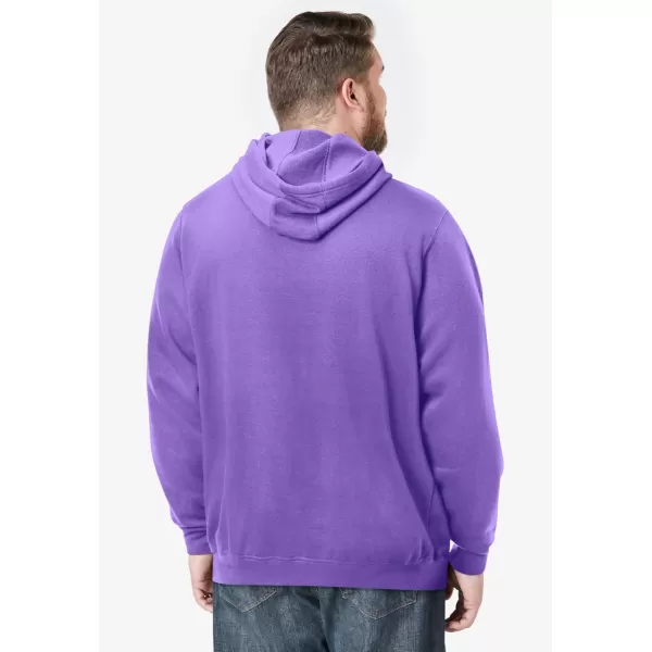 imageKingSize Mens Big ampamp Tall Fleece Pullover HoodieVintage Purple