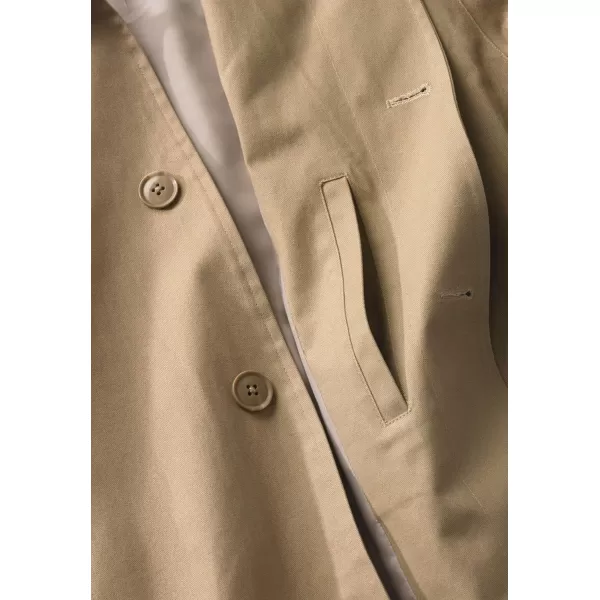 imageKingSize Mens Big ampamp Tall Tall WaterResistant Trench CoatKhaki