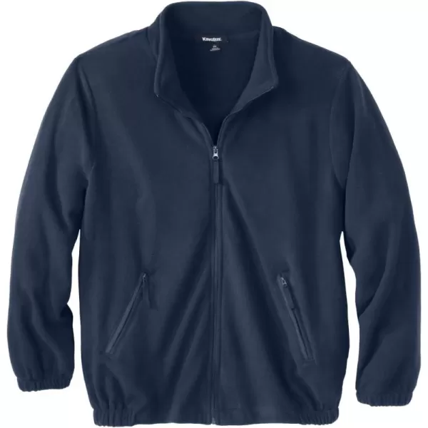 imageKingSize Mens Big ampamp Tall Explorer Plush Fleece FullZip JacketNavy