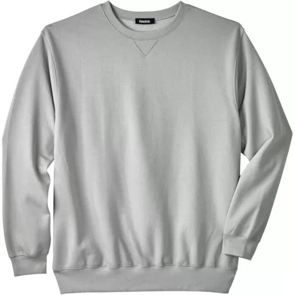 imageKingSize Mens Big ampamp Tall Fleece Crewneck SweatshirtGrey