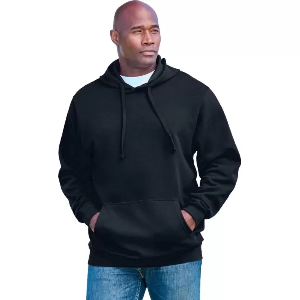 imageKingSize Mens Big ampamp Tall Fleece Pullover HoodieBlack