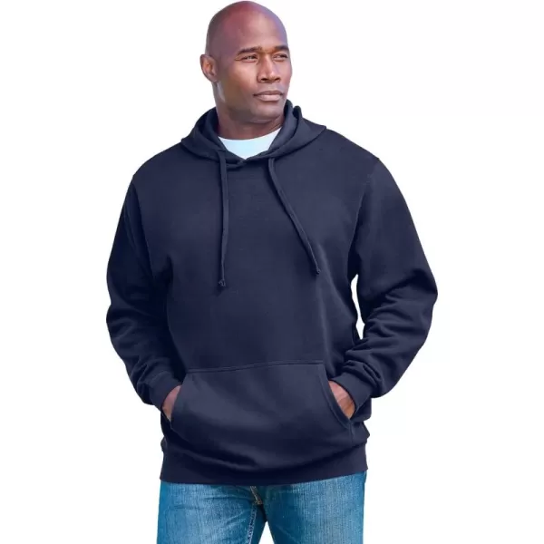 imageKingSize Mens Big ampamp Tall Fleece Pullover HoodieNavy