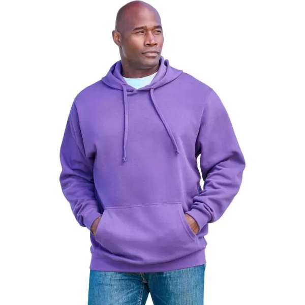 imageKingSize Mens Big ampamp Tall Fleece Pullover HoodieVintage Purple