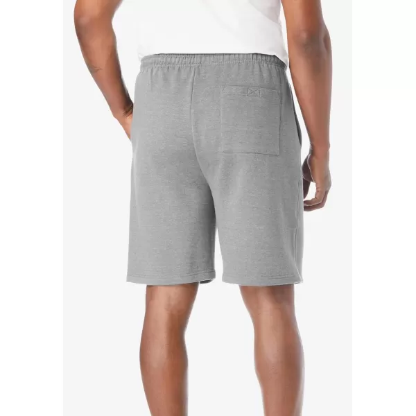 imageKingSize Mens Big ampamp Tall Comfort Fleece ShortsHeather Charcoal Camo