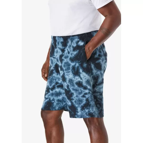 imageKingSize Mens Big ampamp Tall Comfort Fleece ShortsHeather Charcoal Camo