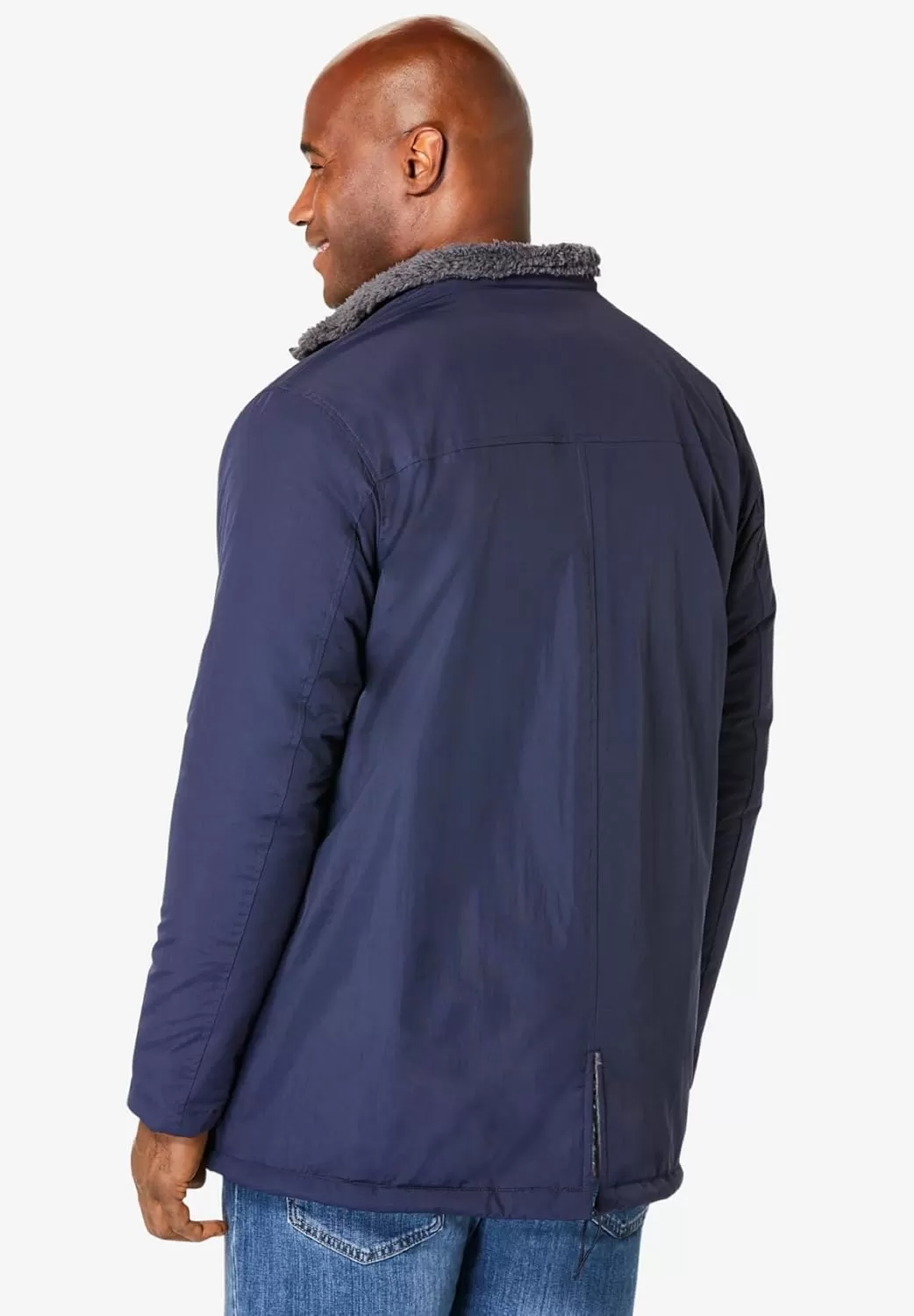imageKingSize Mens Big ampamp Tall SherpaLined Parka