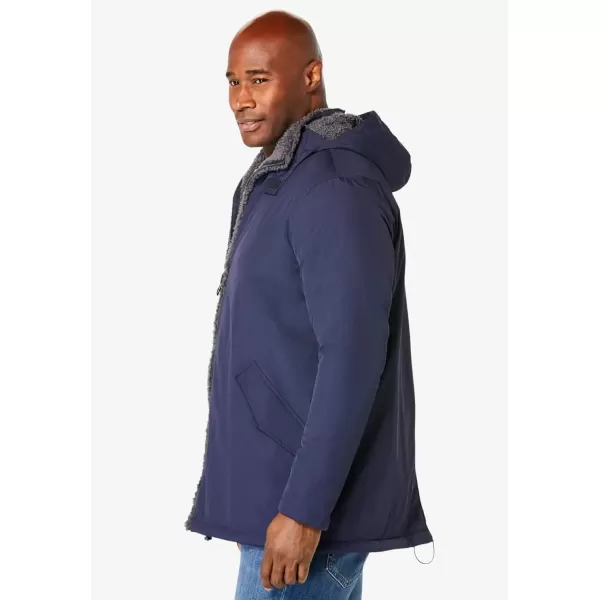 imageKingSize Mens Big ampamp Tall SherpaLined Parka