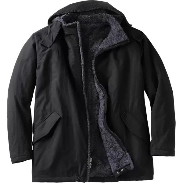 imageKingSize Mens Big ampamp Tall SherpaLined Parka