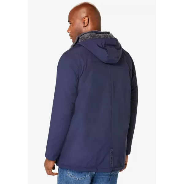 imageKingSize Mens Big ampamp Tall SherpaLined Parka