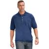 imageKingSize Mens Big ampamp Tall Banded Bottom Pocket ShrinkLess Piqu Polo ShirtNavy