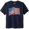 imageLiberty Blues by Kingsize Mens Big ampamp Tall Americana Screen TeeFlag