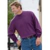 imageKingSize Mens Big ampamp Tall Mock Turtleneck LongSleeve Cotton TeeBrick