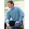 imageKingSize Mens Big ampamp Tall Mock Turtleneck LongSleeve Cotton TeeBrick