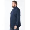 imageKingSize Mens Big ampamp Tall Tall Turtleneck LongSleeve TeeBrick