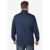 imageKingSize Mens Big ampamp Tall Tall Turtleneck LongSleeve TeeHeather Slate Blue