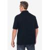 imageKingSize Mens Big ampamp Tall Lightweight Jersey PoloBlack