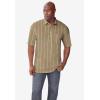 imageKingSize Mens Big ampamp Tall Lightweight Jersey PoloKhaki Stripe